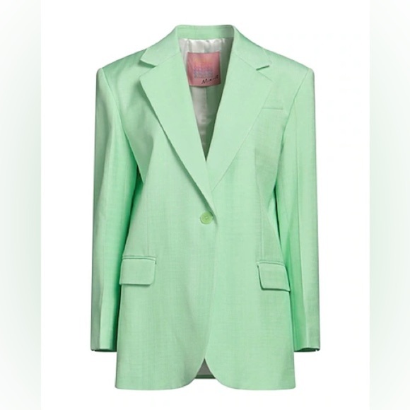 NWT Sandro MIX-it Mint Green Blazer - SIZE SMALL (size 1 or 36 in Sandro) - Picture 1 of 7